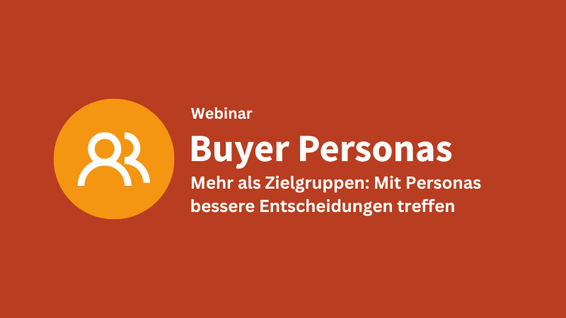 Webinar Buyer Personas